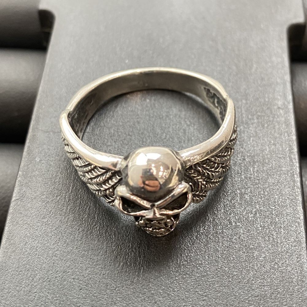 Silver-Plated Gothic Ring (#47)