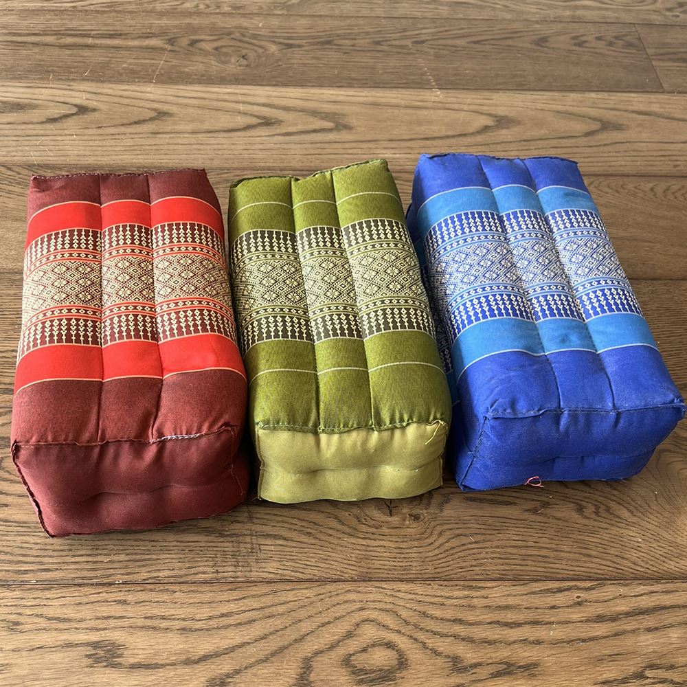 Authentic Thai Meditation Cushion, 35x12x15cm